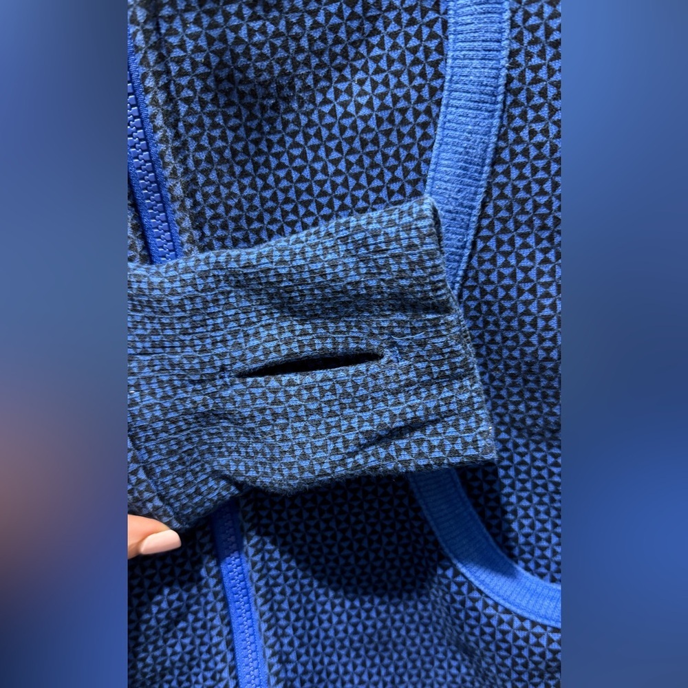 Lululemon Scuba Zip Up Hoodie - Double Diamond Baroque Blue - Picture 5 of 6